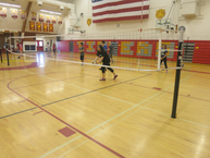 students in gym
